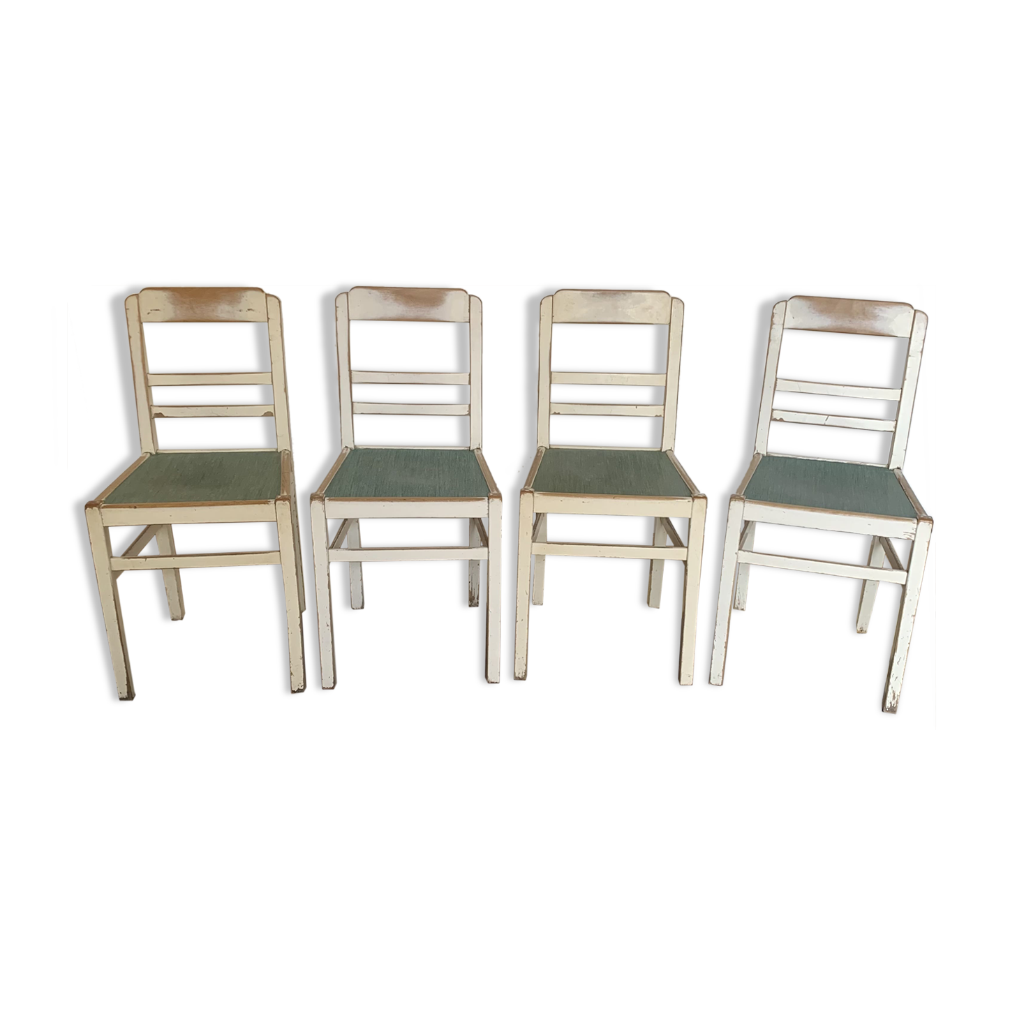 Series of 4 vintage chairs