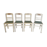 Series of 4 vintage chairs