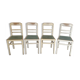 Series of 4 vintage chairs