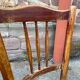 Lot of 6 chairs mismatched curved wood bistro