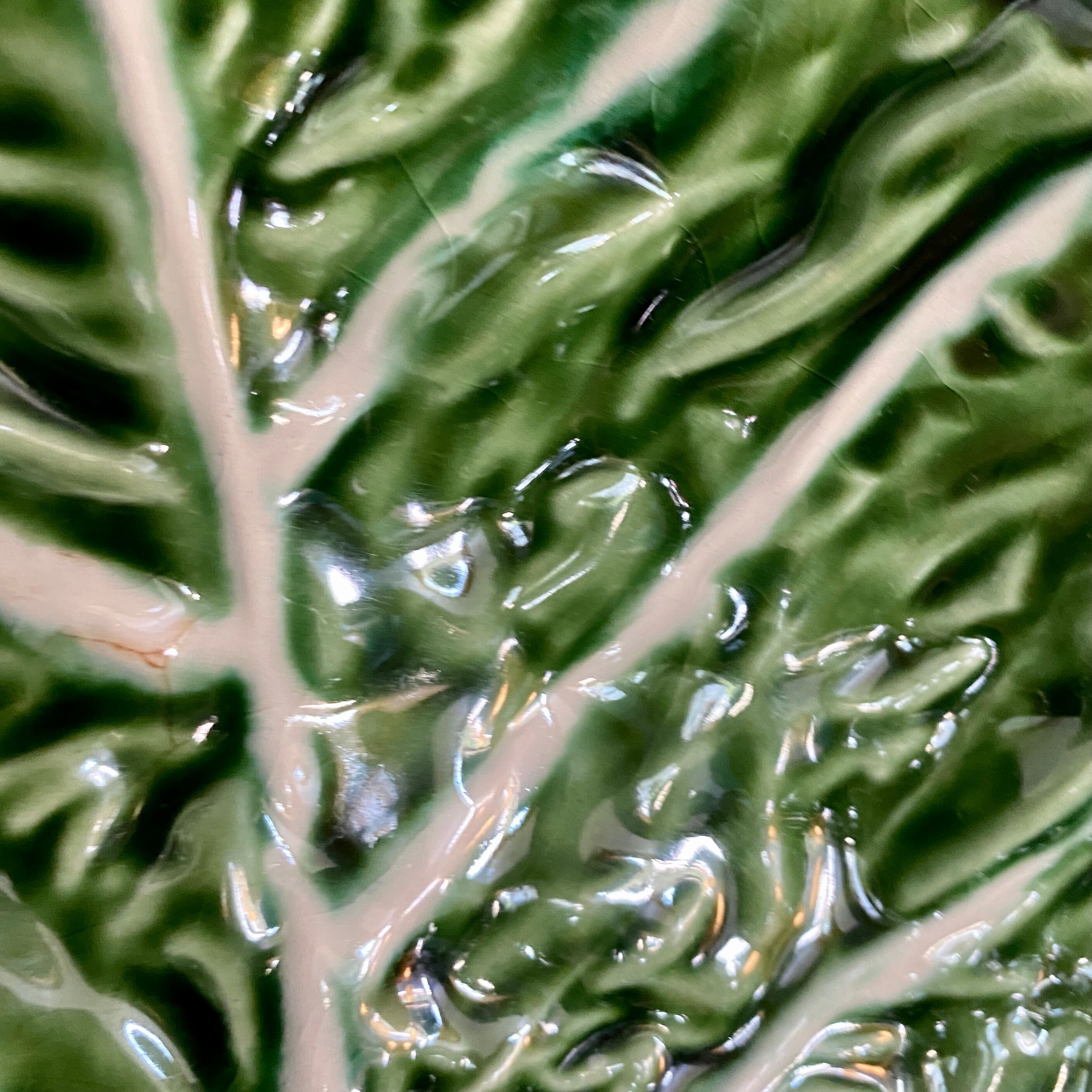 Vintage slurry salad bowl