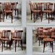 Set 6 chaises bistrot Mahieu années 30/40