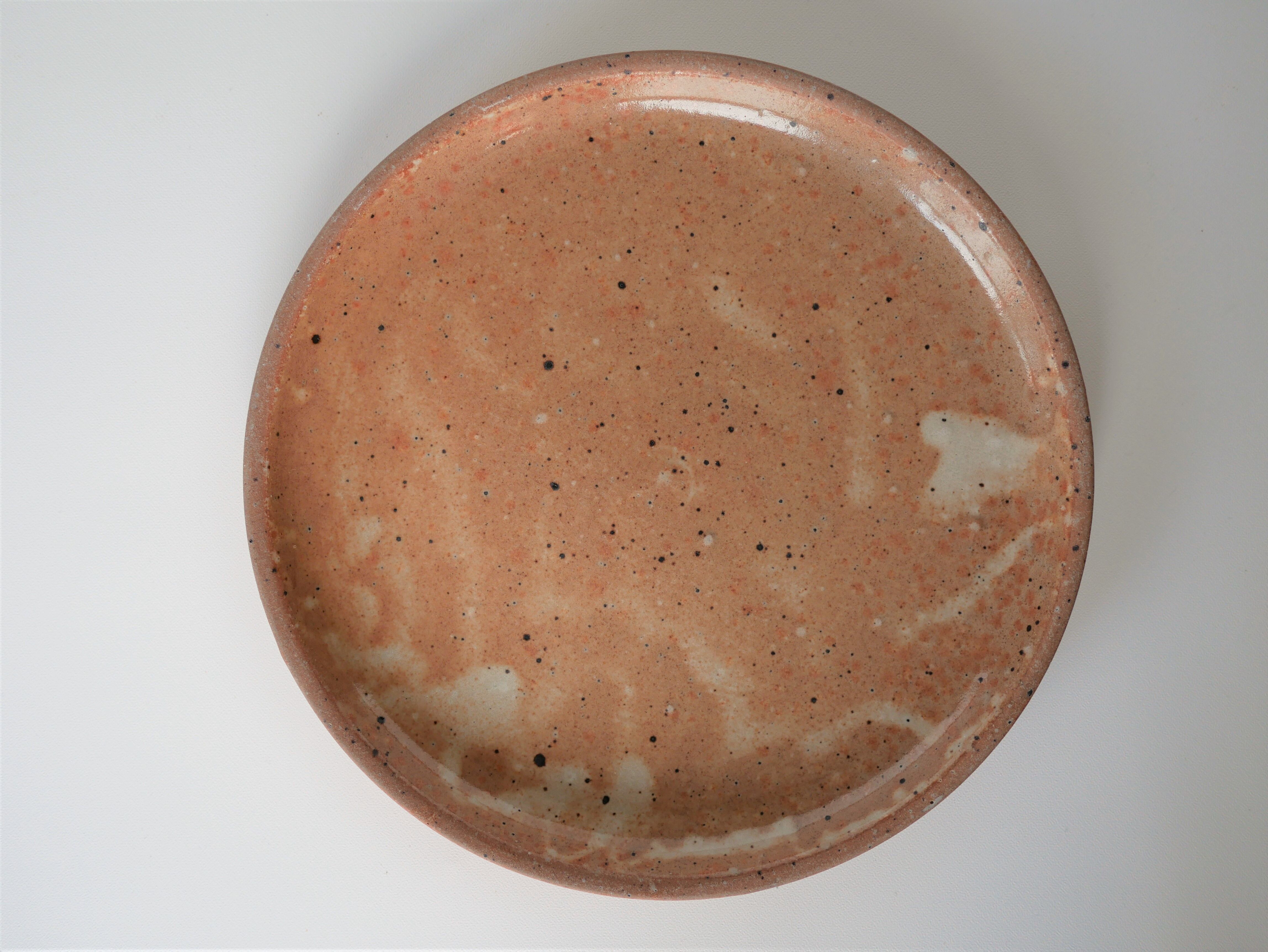 Series of 10 vintage sandstone plates