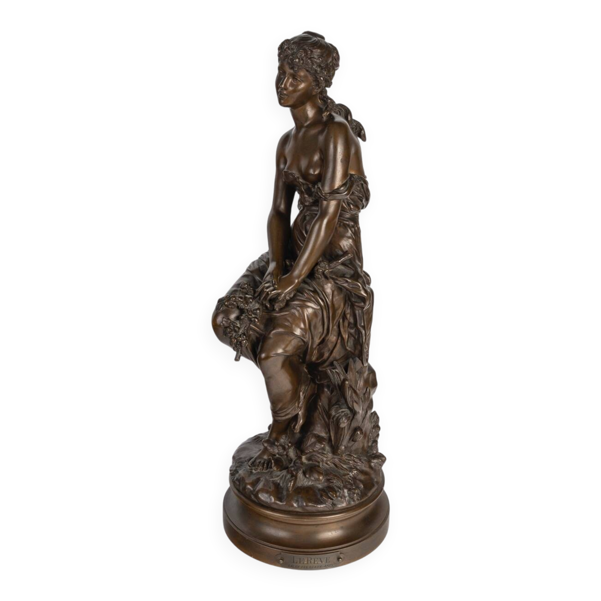 The Dream - Hippolyte François Moreau (1832-1927) Figurative sculpture and