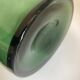Green blown glass vase Empoli 1960 XXL Italian design