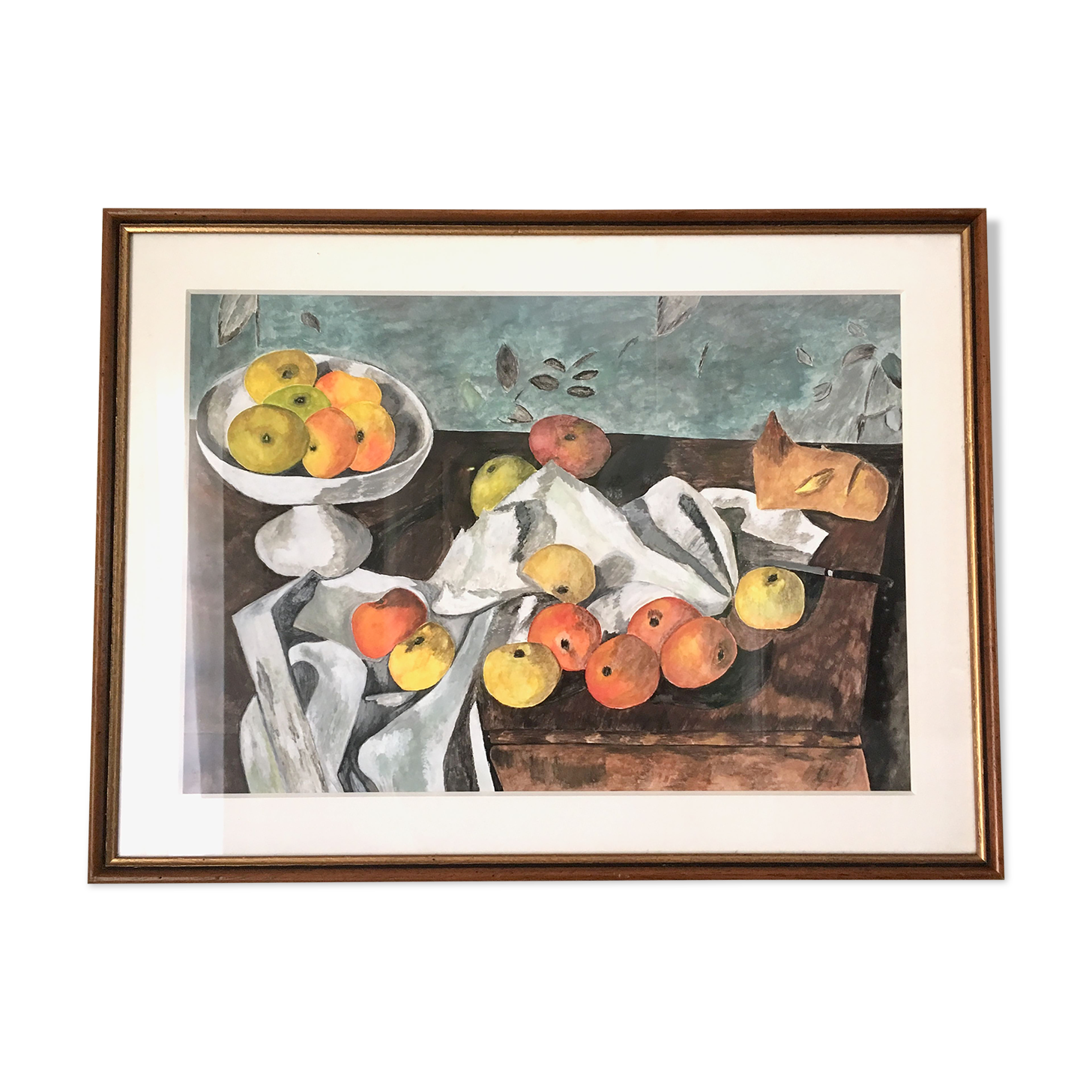 Modernist watercolor painting 1970