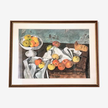 Tableau moderniste aquarelle 1970