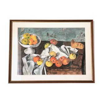 Modernist watercolor painting 1970