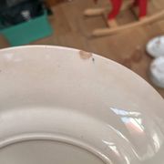 12 plates Terre de fer Longwy