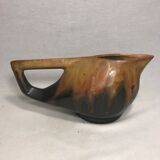 Former pitcher GANNAT enamelled ceramic form geometric Vintage