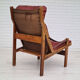 Fauteuil, années 70, teck