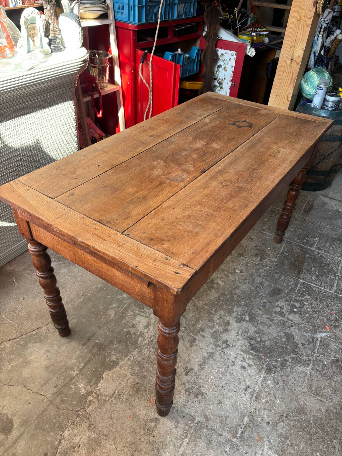 Old farm table
