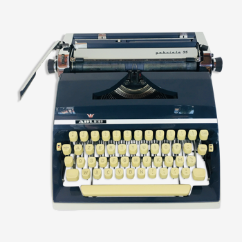 Machine à écrire Adler bleu