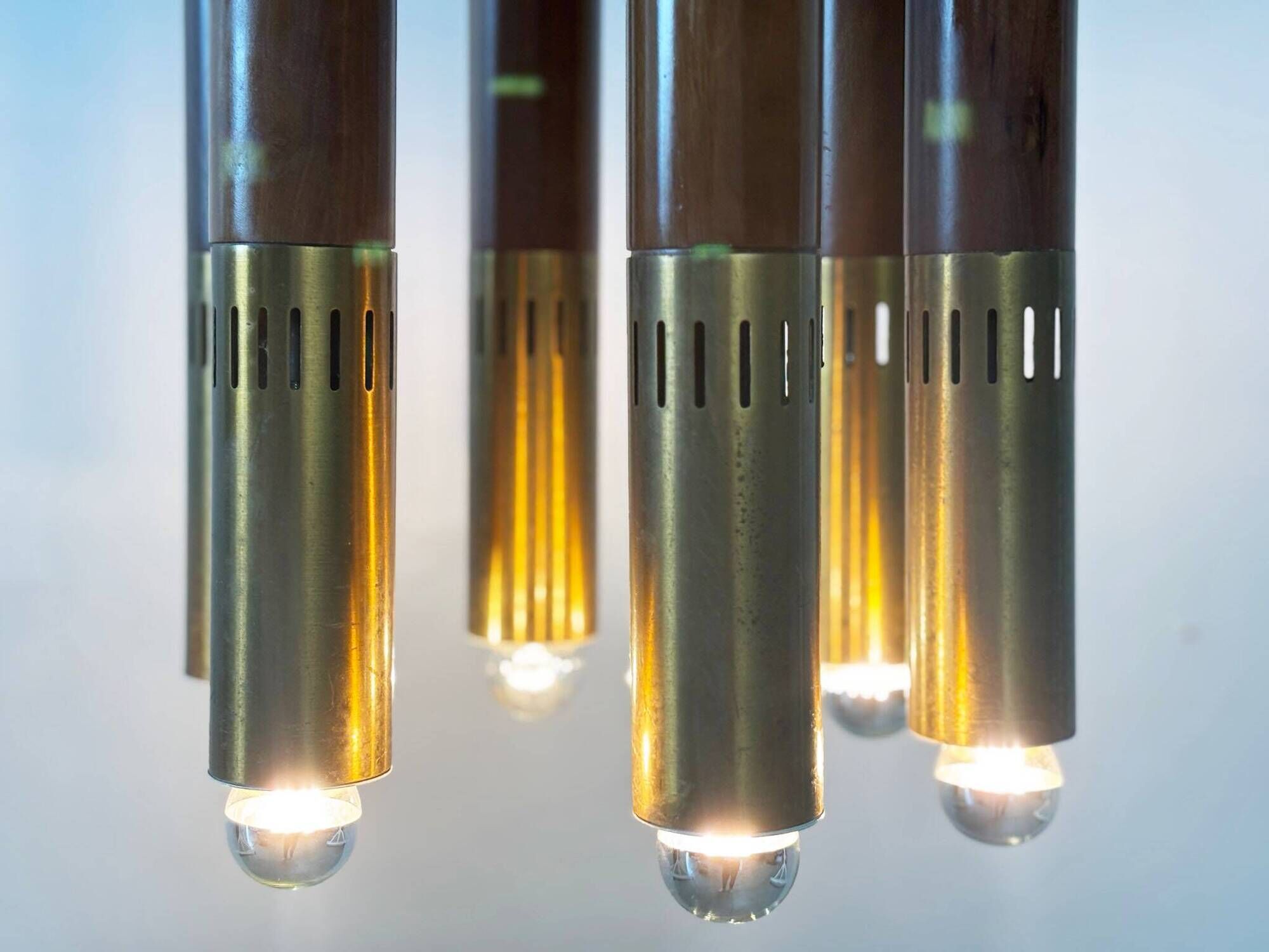 Italian "Marziale" chandelier by Angelo Brotto for Esperia