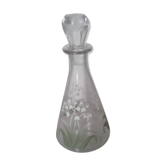 Carafe with Muguet decor cap