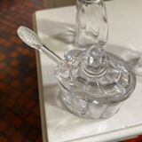 Service oil vinegar salt pepper with tray