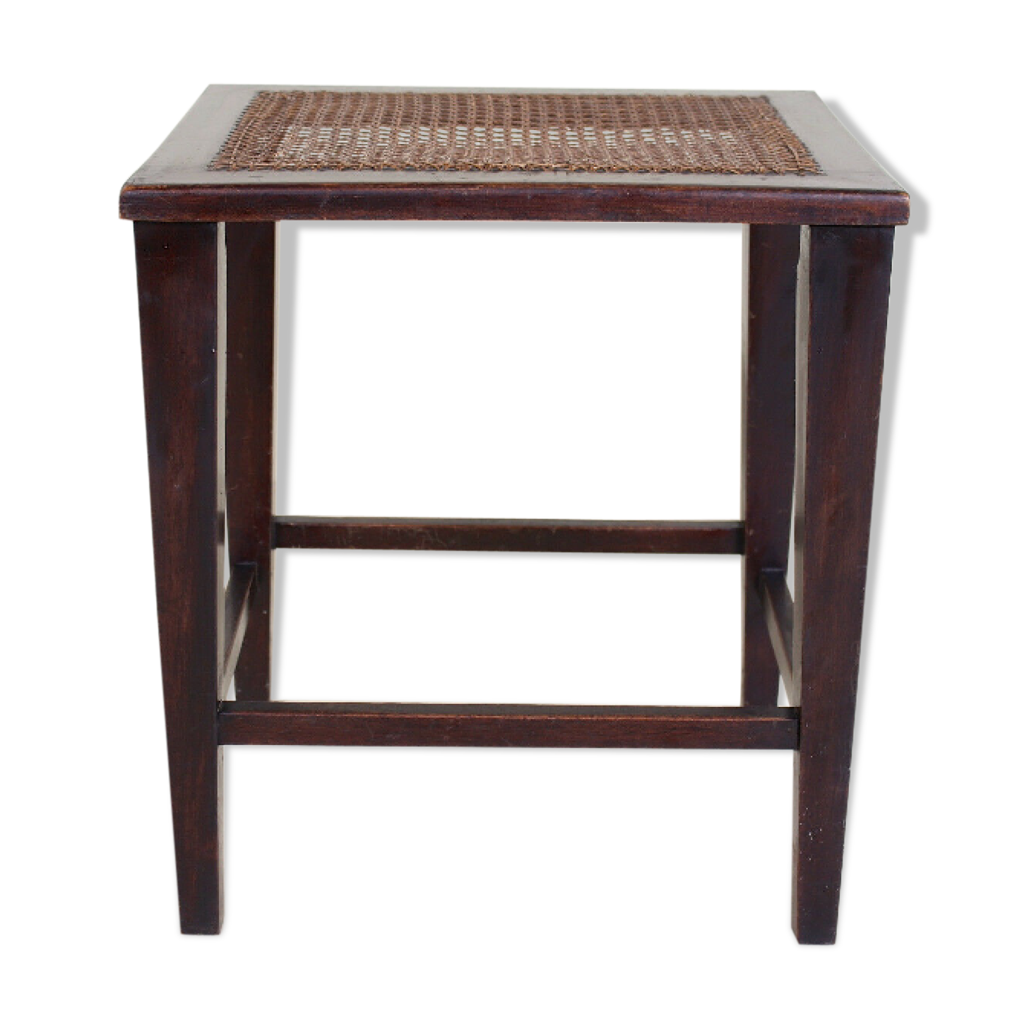 Stool antique vintage mahogany rustic