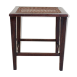 Stool antique vintage mahogany rustic