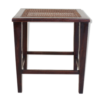 Stool antique vintage mahogany rustic