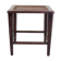 Tabouret antique vintage en acajou rustique