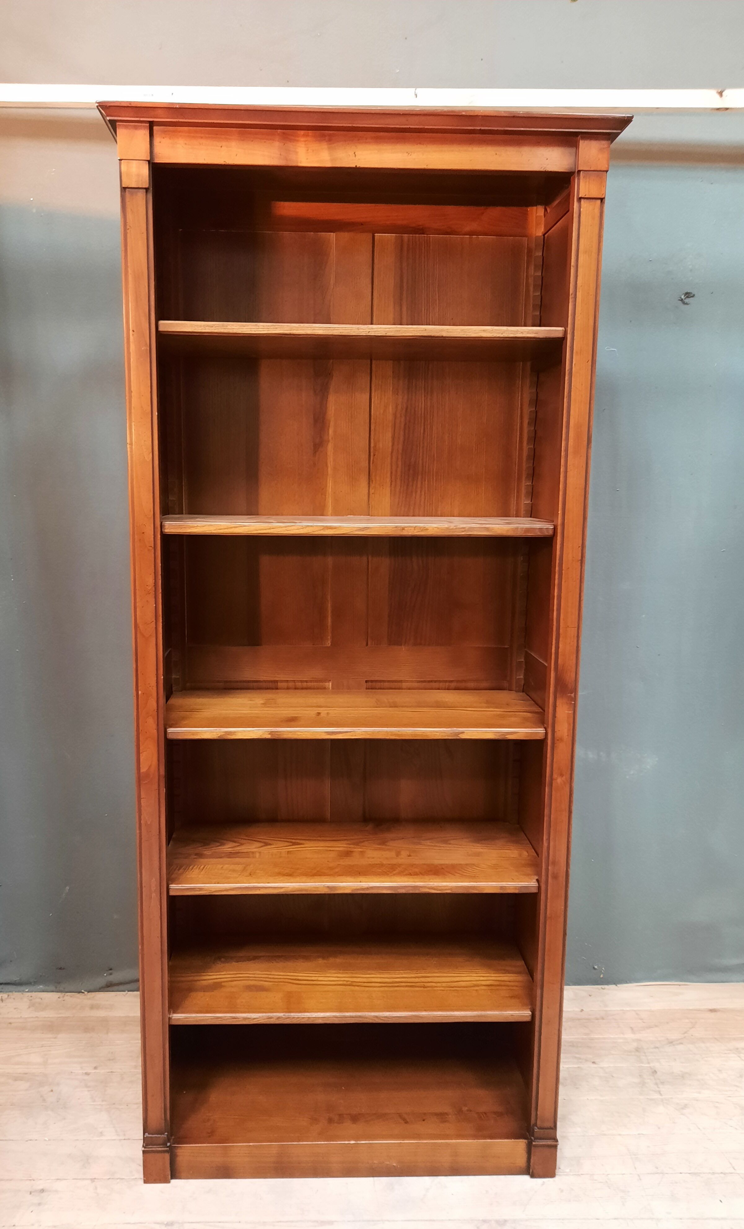 5 tray solid wood shelf