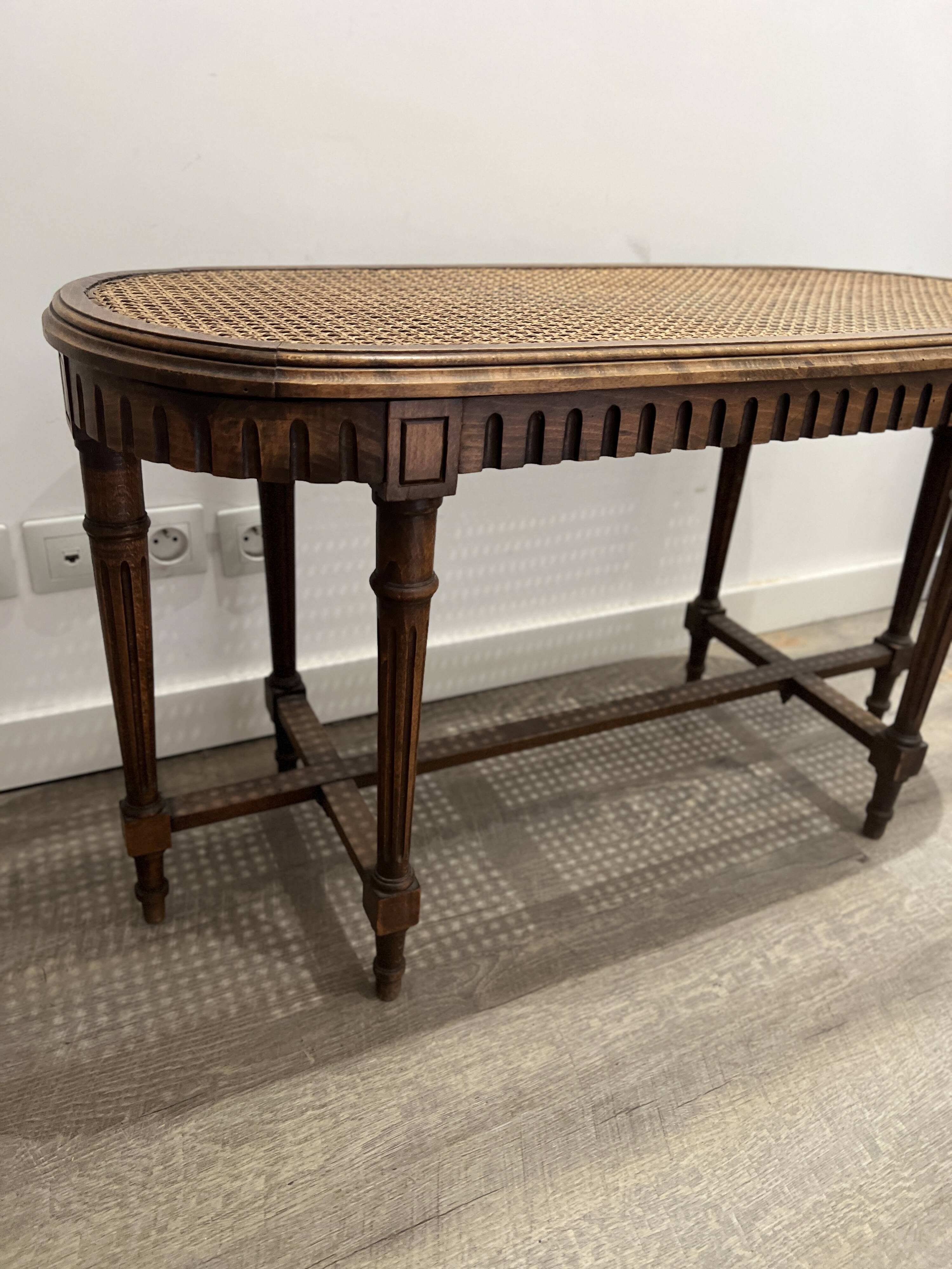 Louis XVI piano stool