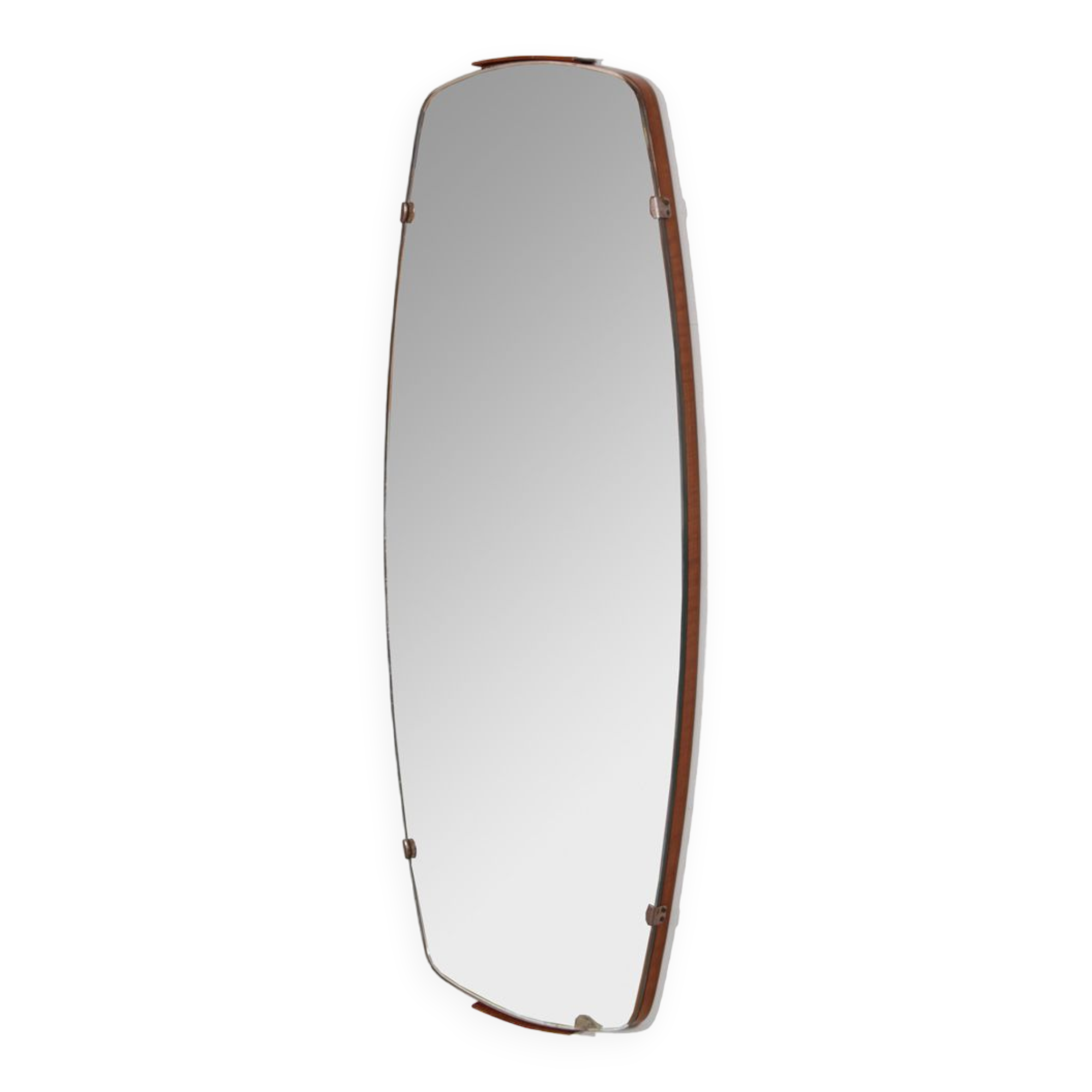 Vintage wooden mirror from the 1960s