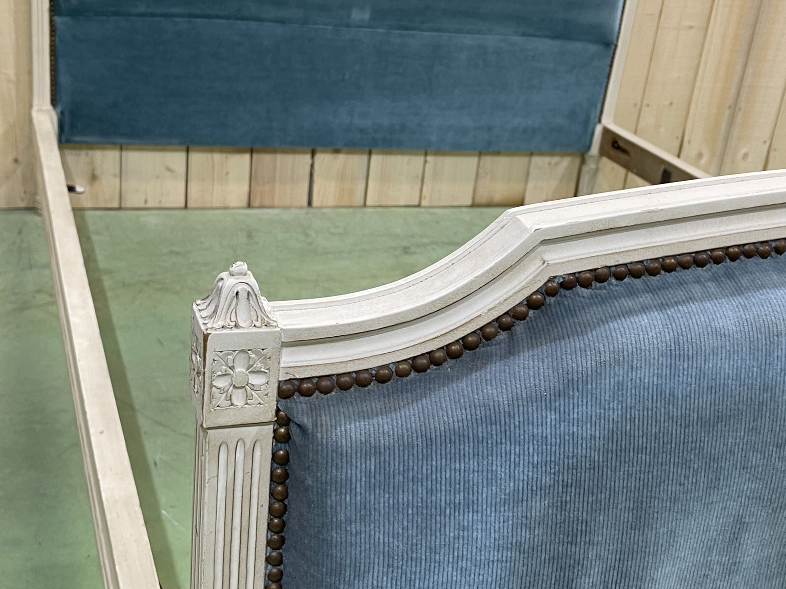 Louis XVI style bed of the 50s - bedding 140x190