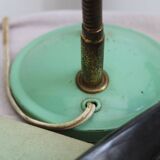 Metal casserole lamp