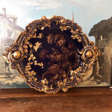 Decorative plate in Limoges porcelain