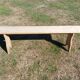 Bancs de ferme en peuplier
