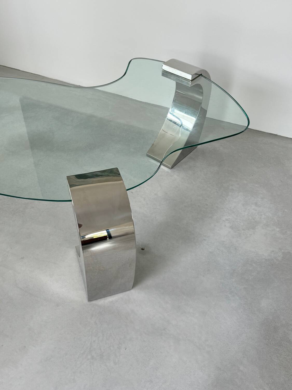Superb postmodern Italian design coffee table from the 2000s