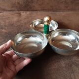 Plat compartiments  aperitif  inox