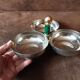 Stainless steel aperitif compartment dish