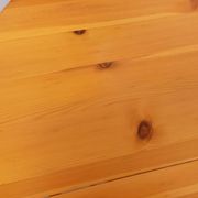 Table à manger ronde scandinave vintage style Rainer Daumiller en pin