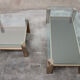 Set of 23-carat gold-plated coffee tables by Belgo Chrome 1960