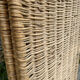 Vintage 1960s woven wicker screen