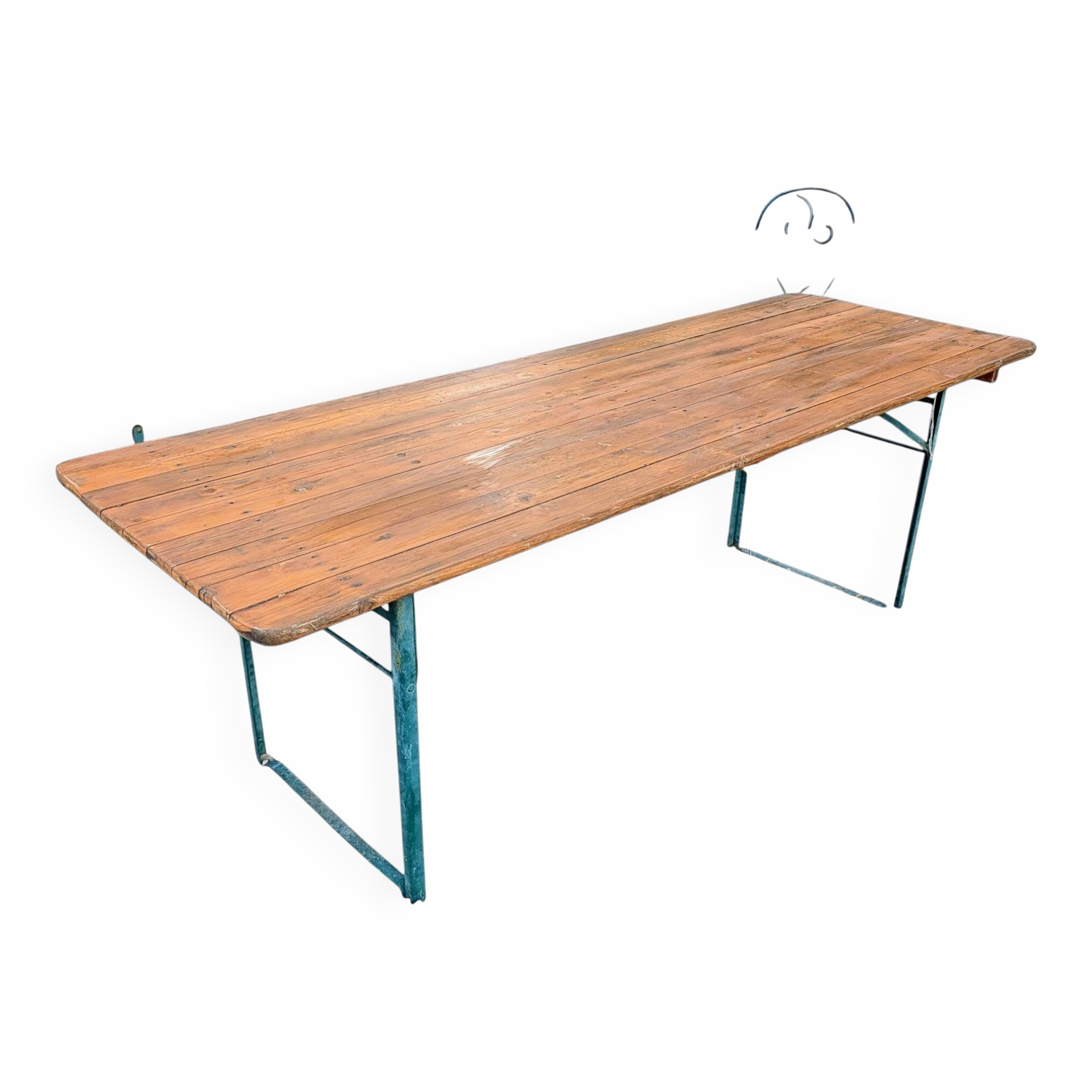 Old guinguette table