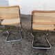 Lot de 4 chaises 1950