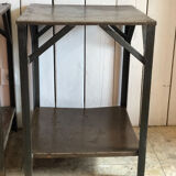 Pair of industrial bedside tables