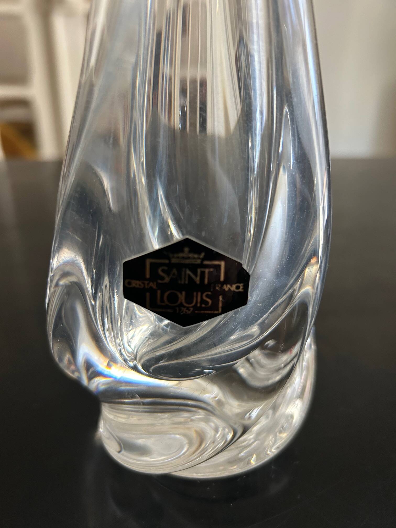 vase en cristal Saint Louis