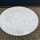 Original Knoll Tulip dining table in Carrara marble (120cm)
