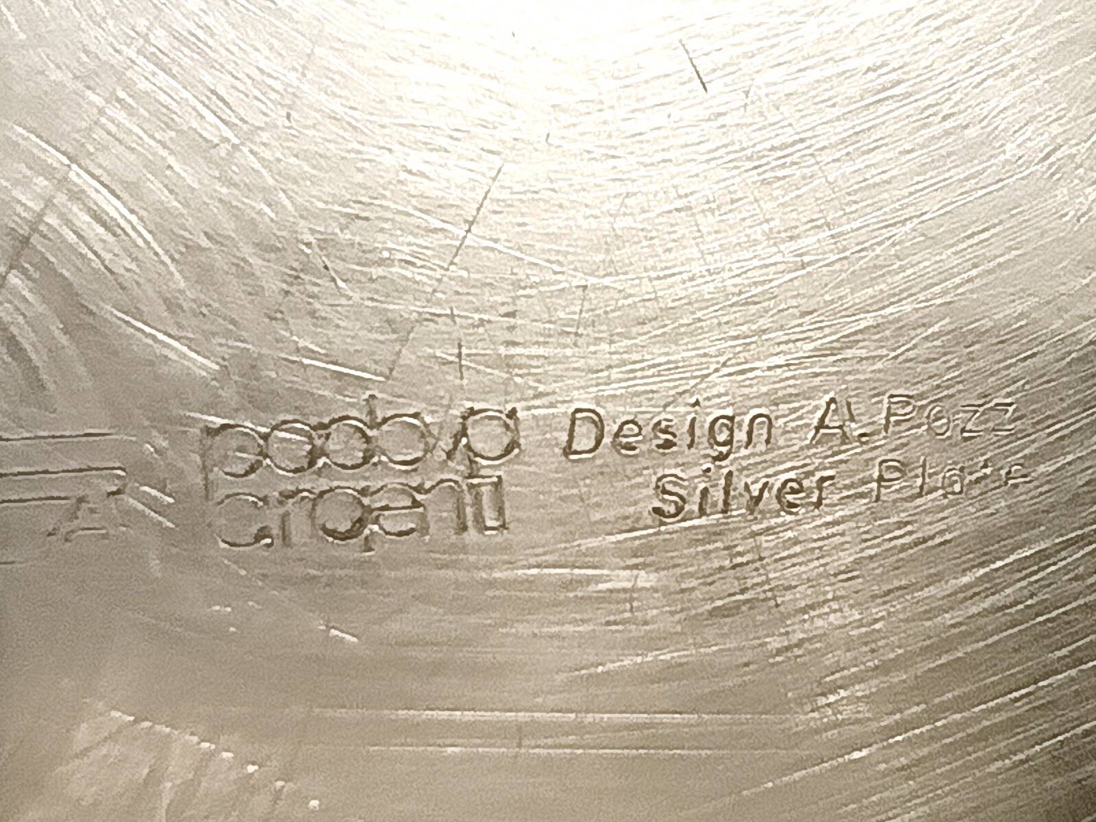 Silver Plated Ice Bucket / Wine Cooler by Ambrogio Pozzi for Padova Argenti