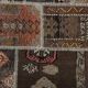 Turkish tribal patchwork rug 301x402