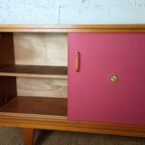 1950s enfilade with three sliding doors