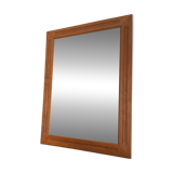 Mercury mirror. Frame in solid oak wood.