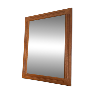 Miroir mercure à.Cadre  en bois chêne massif