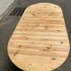 Extendable dining table with leaves renovated by Karin Mobring for Ikea 1970
