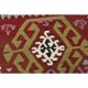 1970s Vintage Turkish Handmade Wool & Cotton White Runner Rug 47x222
