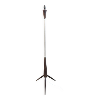 Scandinavian tripod floor lamp in teak from the 60s